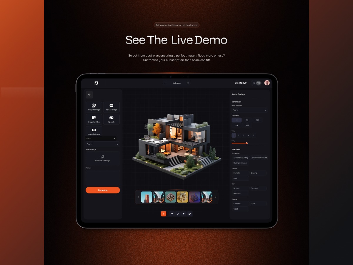 Arcus AI- Next-Gen Architecture AI Website Design Image 1