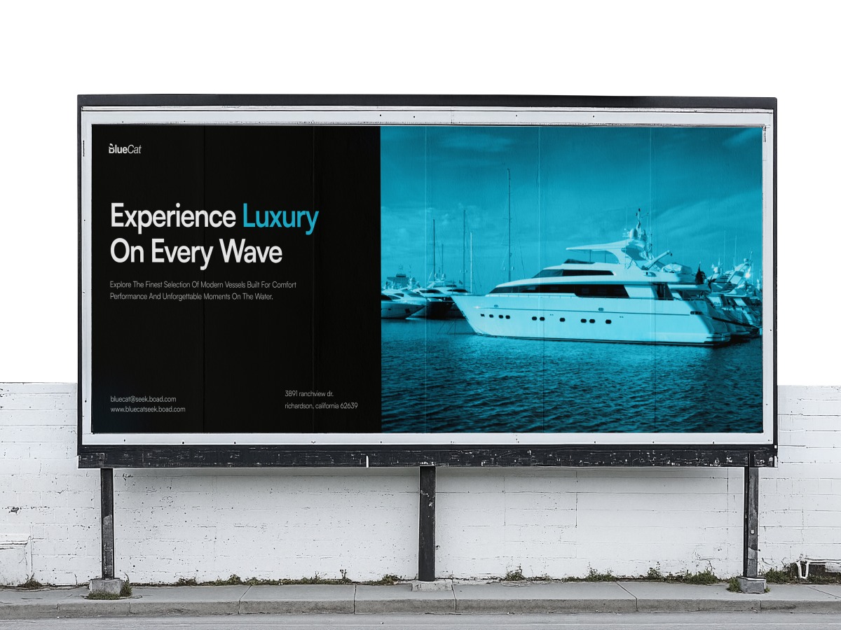 BlueCat — Luxury Yacht Branding Image 0