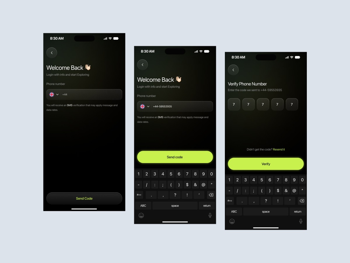 Real Estate App | Login Flow Image 0