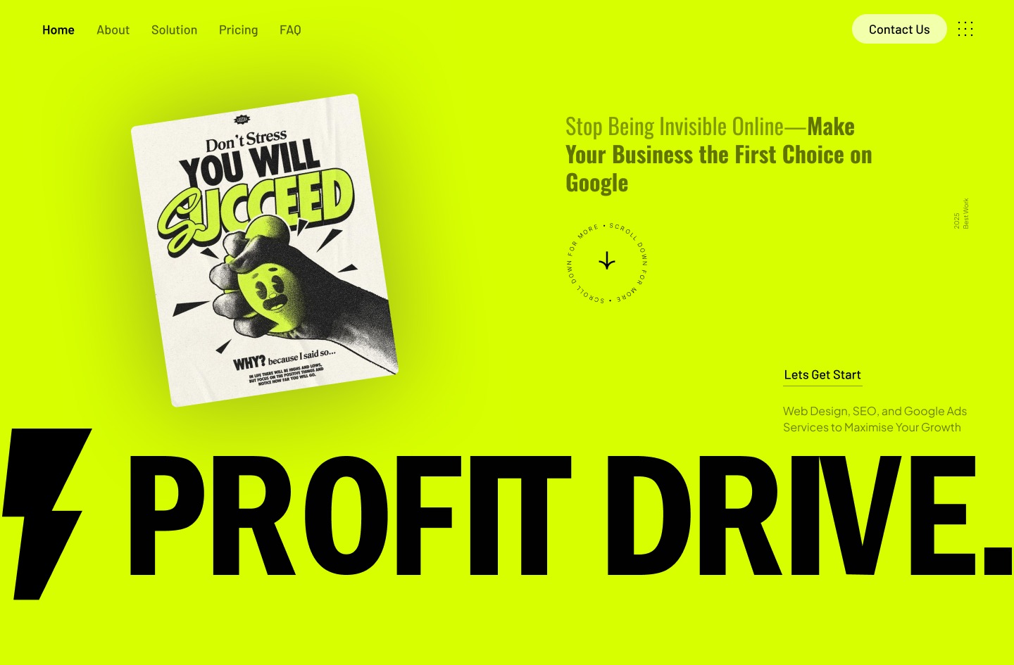 Digital Marketing Website title