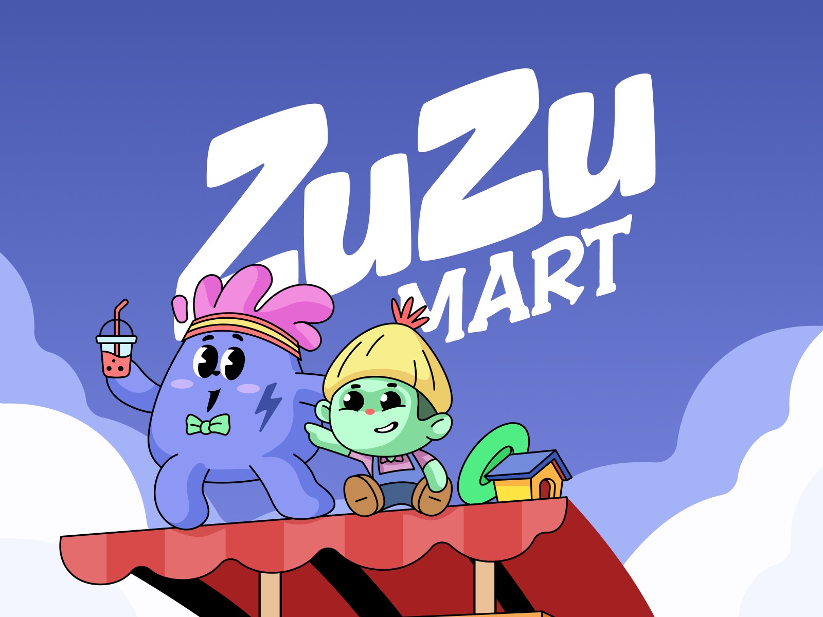 ZUZU MART – Mascot Illustration Design