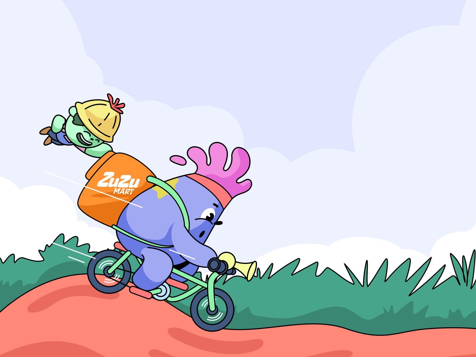 ZUZU MART – Mascot Illustration Design Image 0