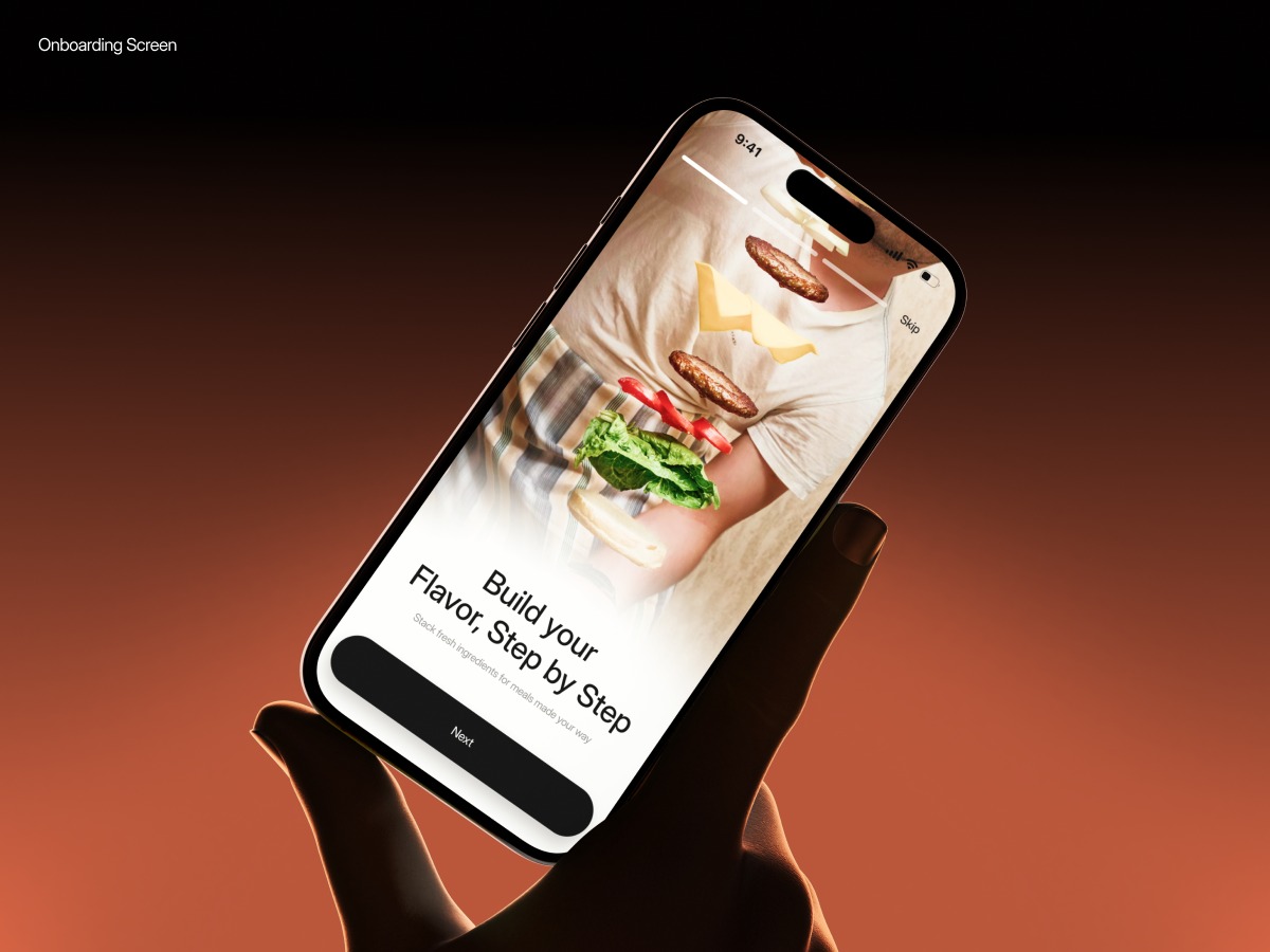 Food Delivery App UI Design - Ordering Flow Image 0