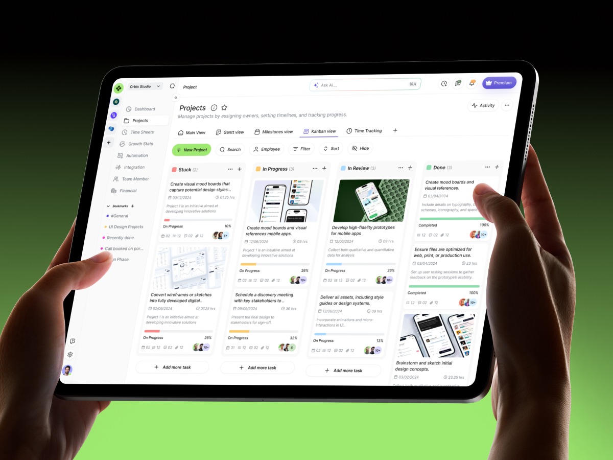 Project Management Web App Design Image 0