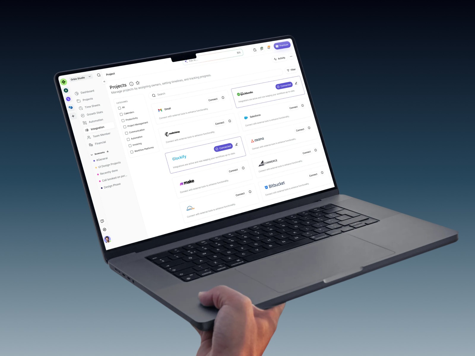 Project Management Dashboard Design Image 0