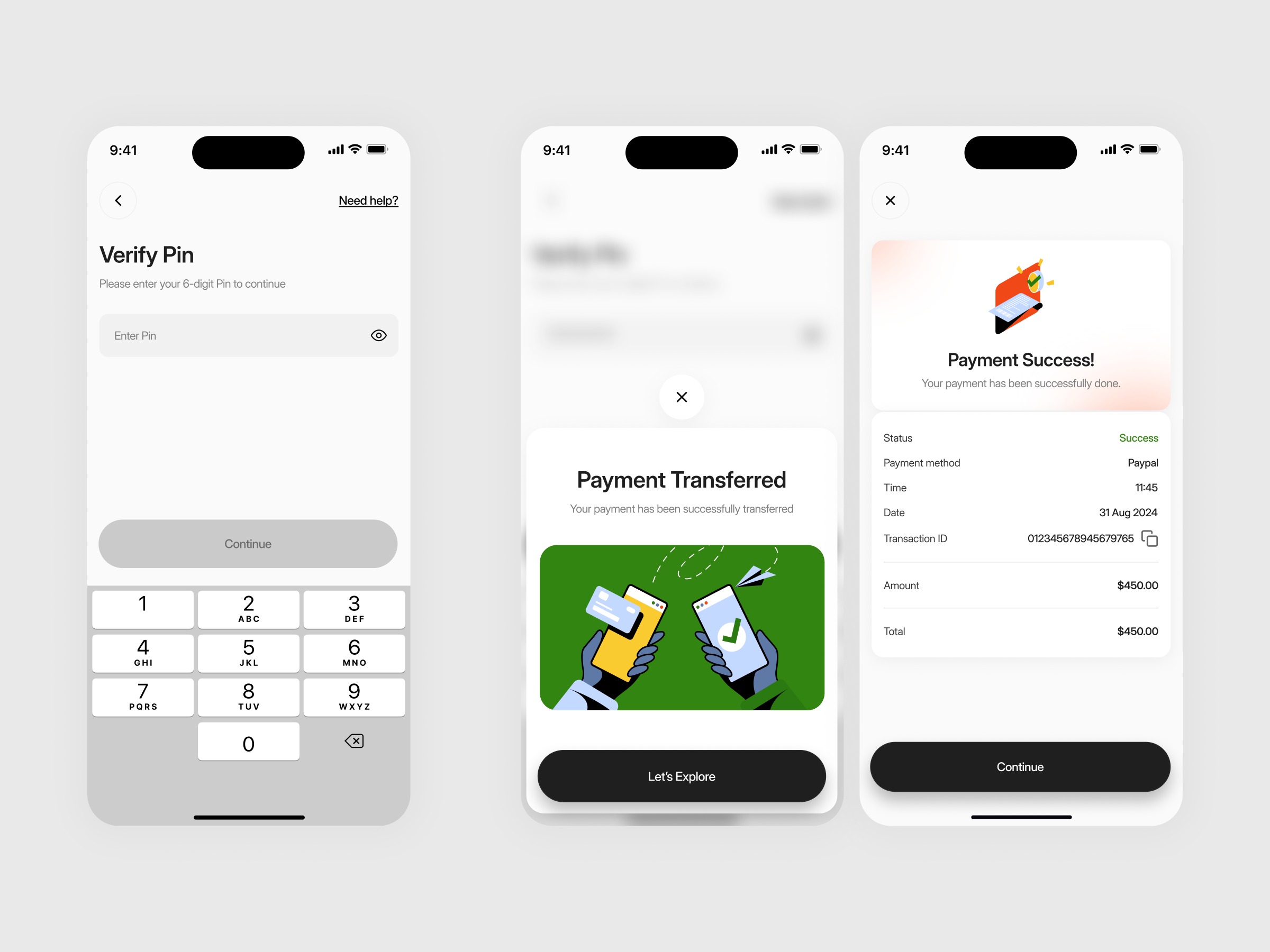 Zevoa App - Seamless Payment Confirmation UI Image 0