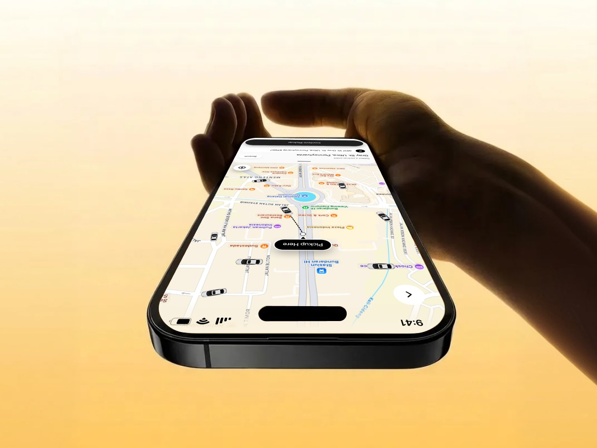 Ride Booking App UI UX Design | Map-Based Pickup Flow Image 0