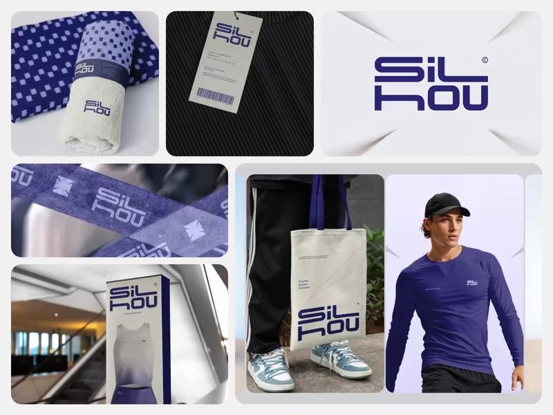 SILHOU – Modern Sportswear Brand Identity System by Orbix Studio on Muzli