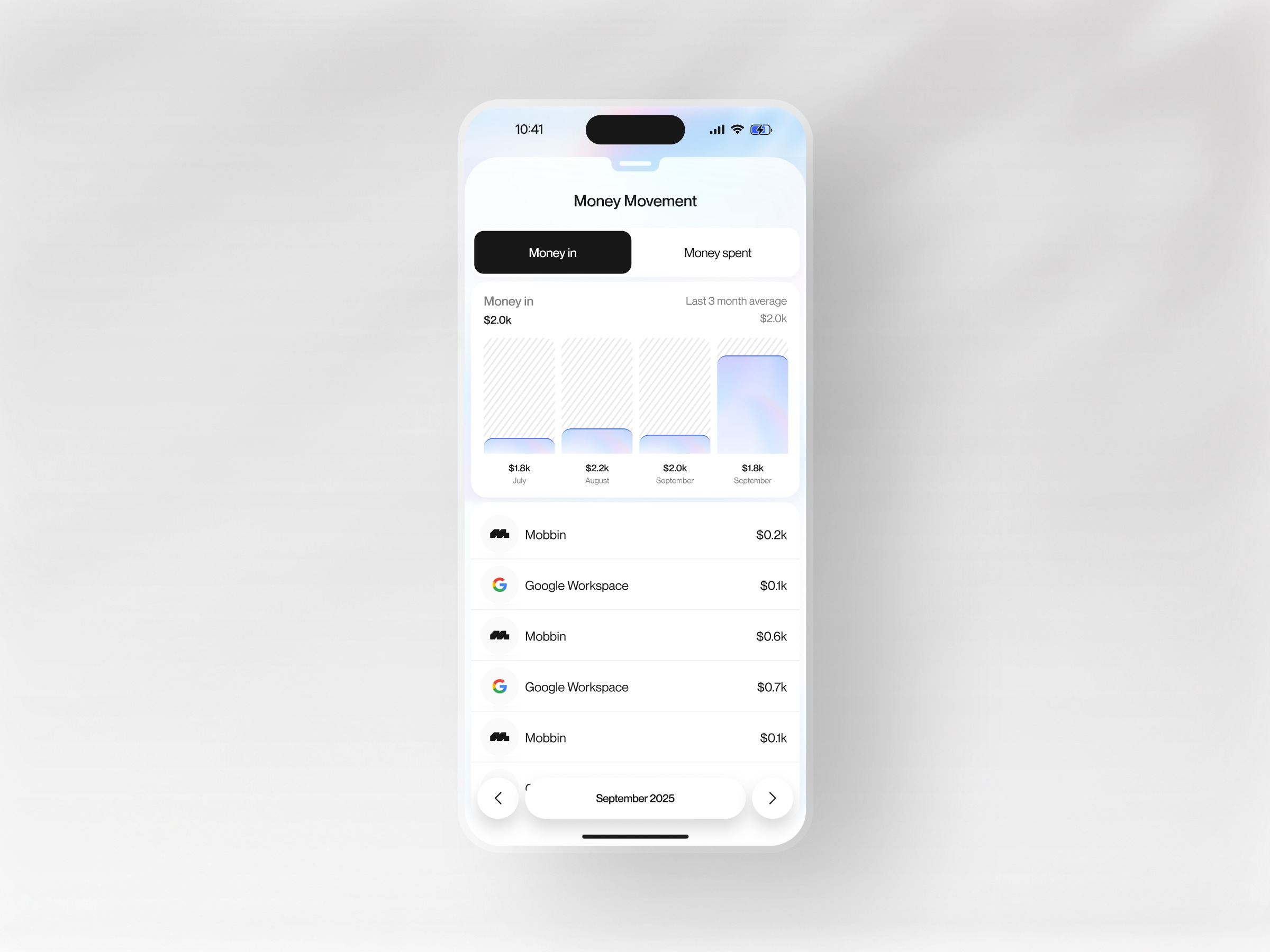 Track - Modern Fintech Mobile App UI Image 2