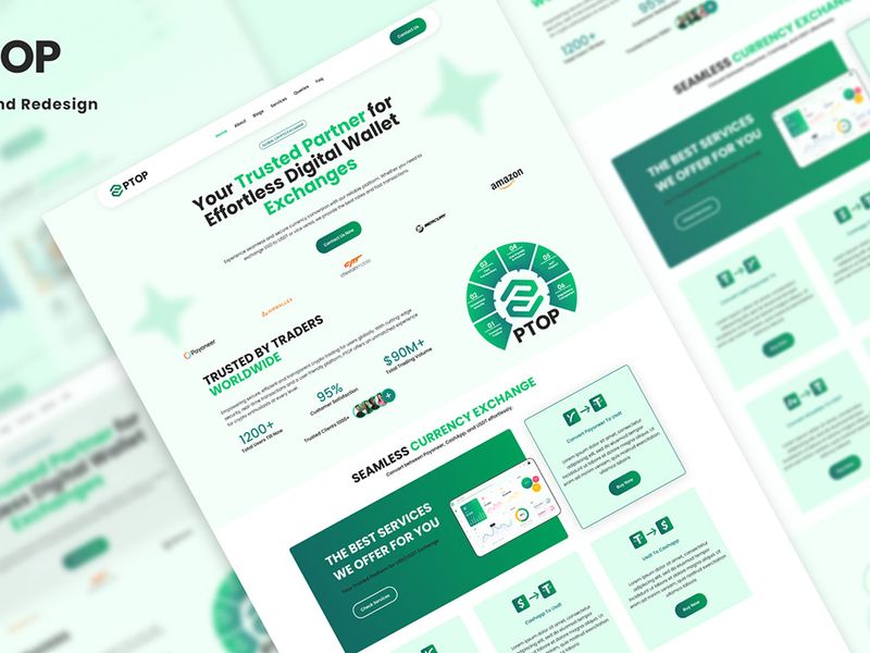 Full Website & Case Study: PTOP UI/UX Design