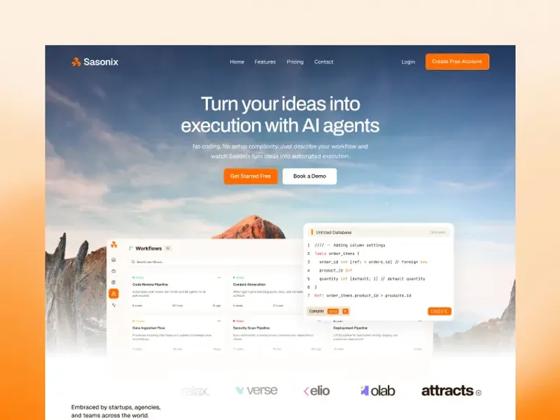 Sasonix by TemplateFlow - Uncategorized design asset by webflow