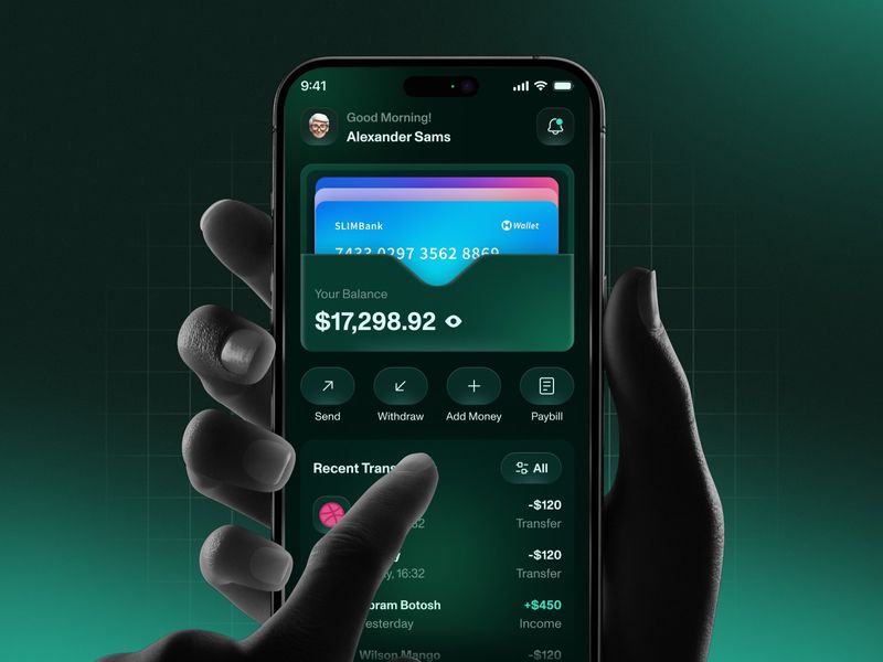 Fintech Mobile App UI Design | Money Transfer & Payment Requests