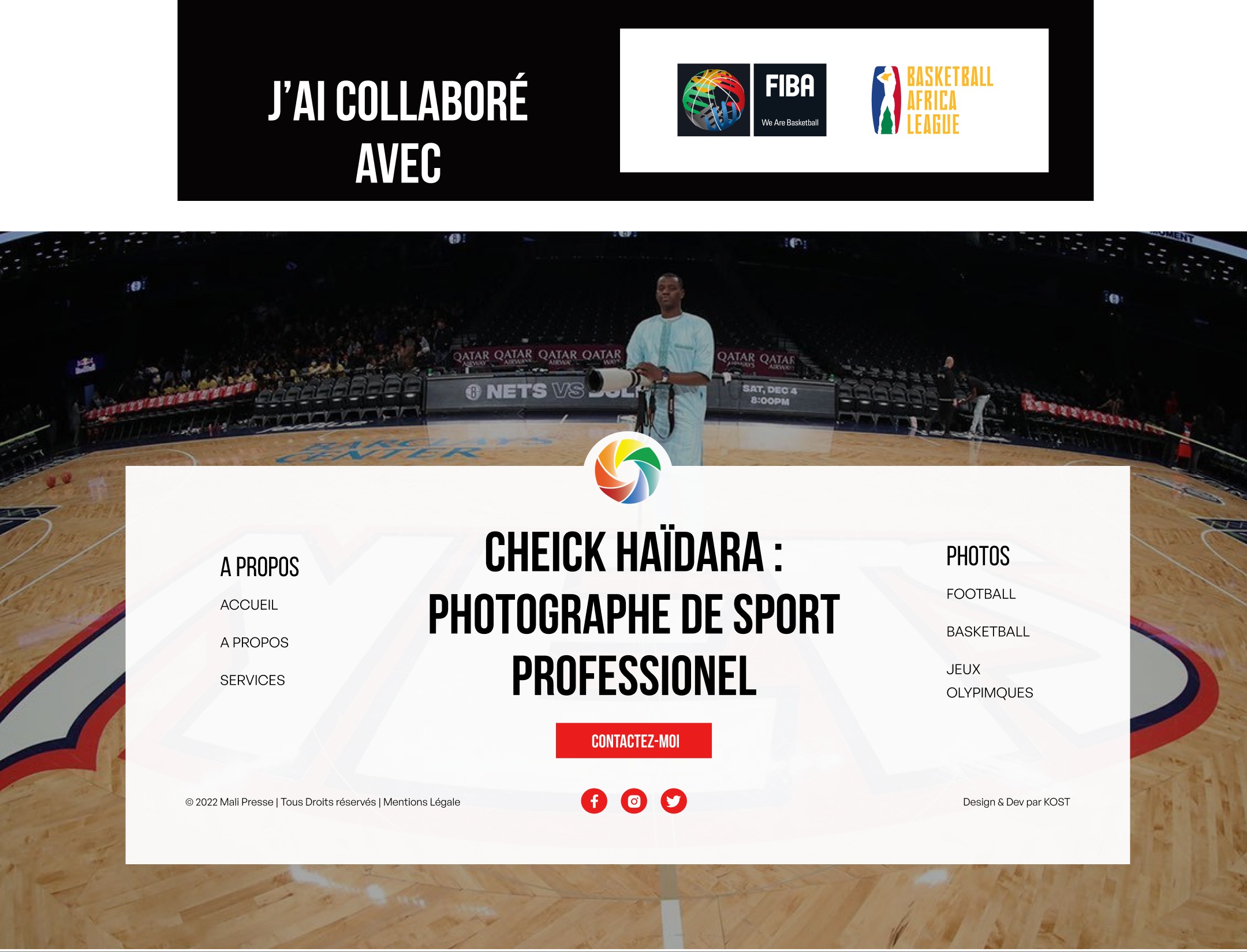 Website design For Photographer  Image 0