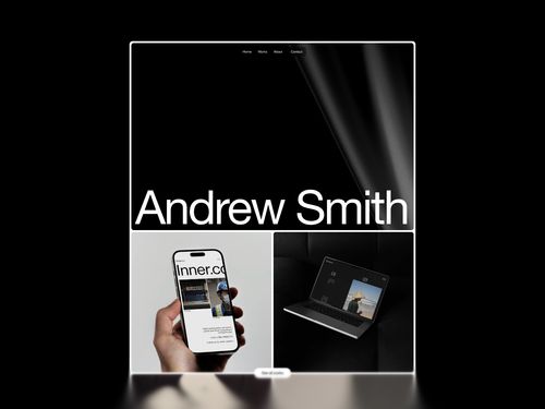 ANDREW: Free Portfolio Website Template by Ludovic Losco — Framer Marketplace