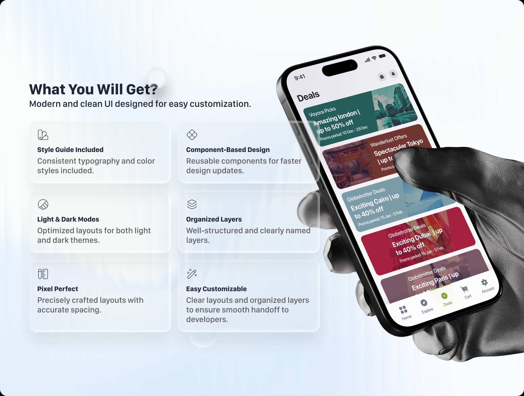 Voyage - Ultimate Travel & Booking App UI Kit Image 1