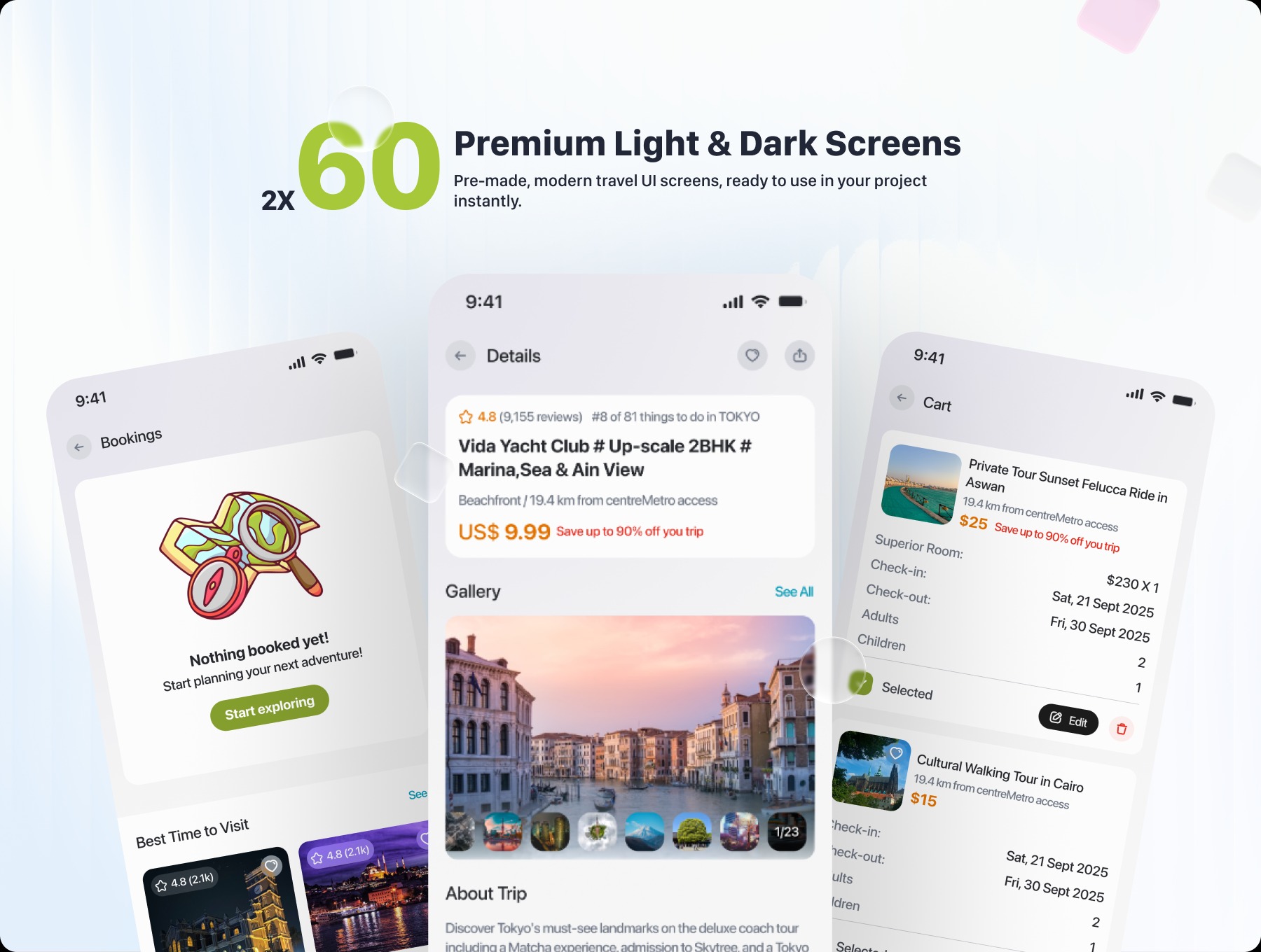 Voyage - Ultimate Travel & Booking App UI Kit Image 4