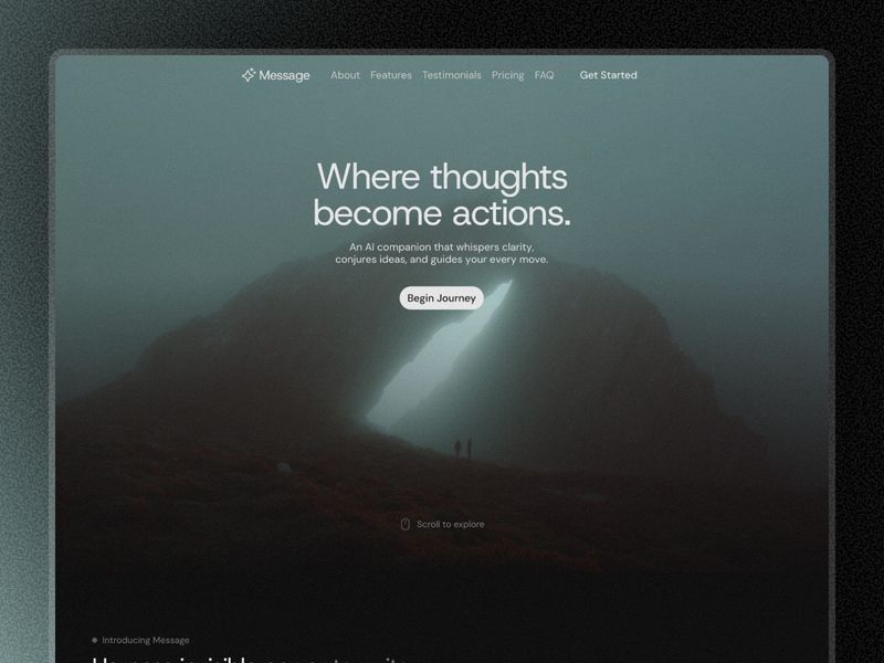 Message by Arthur Duchesne - Uncategorized design asset by framer