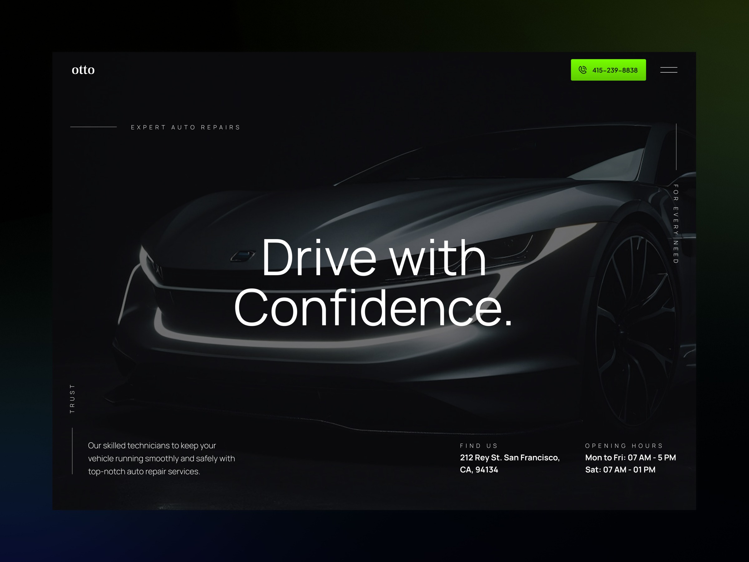 Otto: Auto Repair Shop Website Template