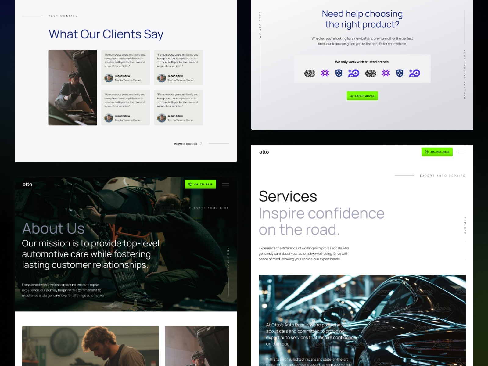 Otto: Auto Repair Shop Website Template Image 0