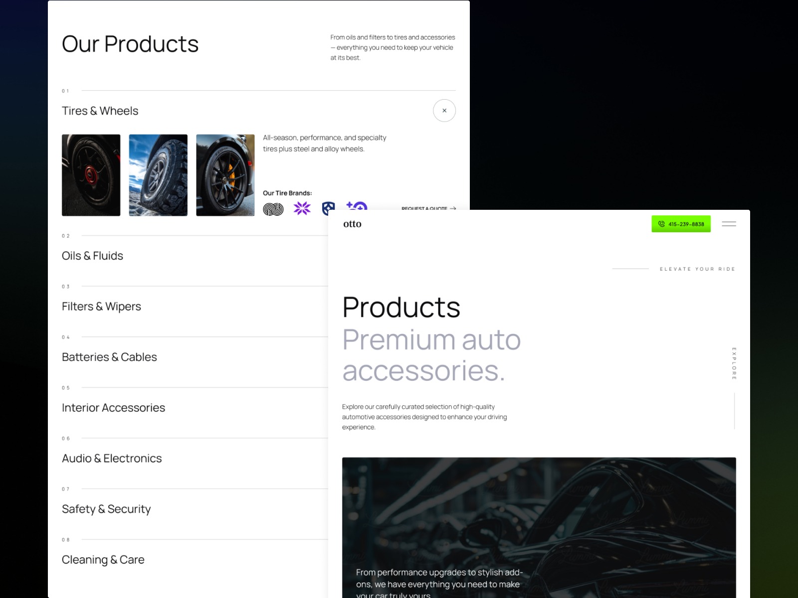 Otto: Auto Repair Shop Website Template Image 1