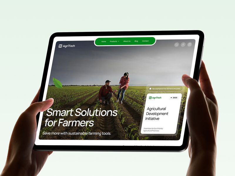 AgriTech — Agriculture Website