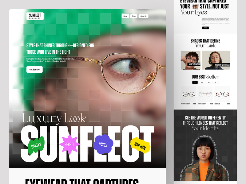 Eyewear E-Commerce Website Design