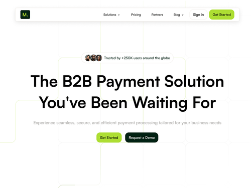 MasterPay Framer Website