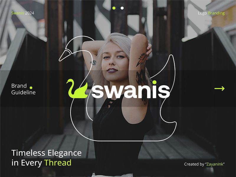 Swanis fashion logo Branding