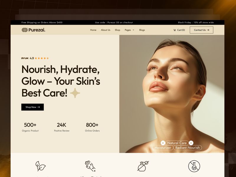 Purefz  by Flowzai - Uncategorized design asset by framer