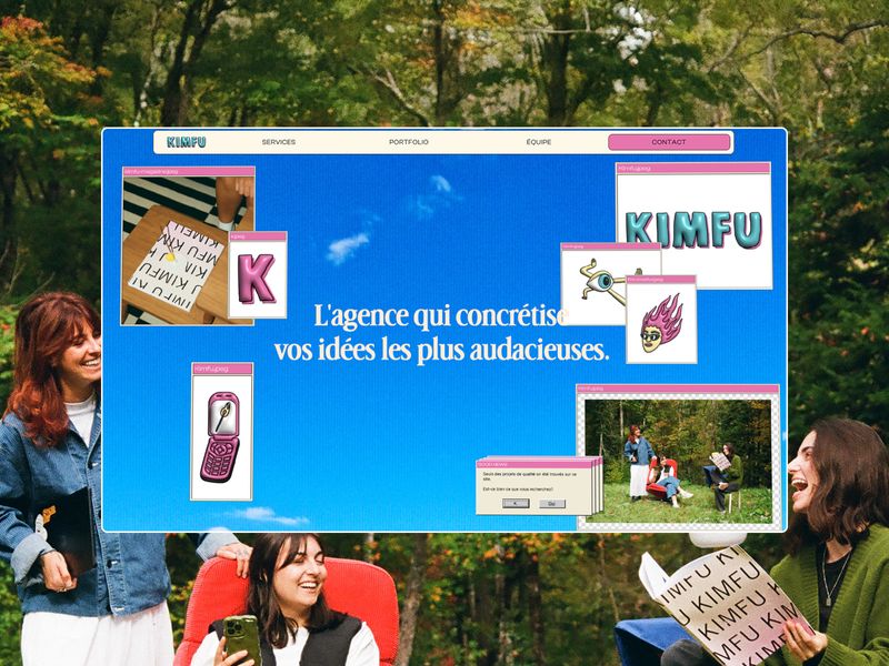 Kimfu - Agence Créative - Awwwards Honorable Mention