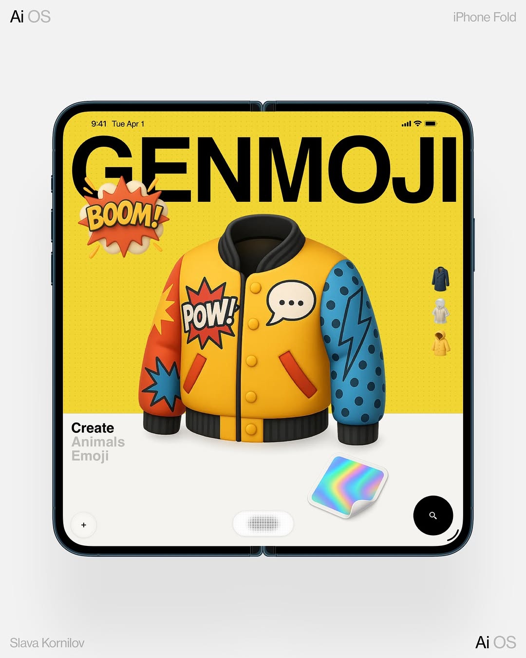 Genmoji for iPhone Fold (ultra) Image 0