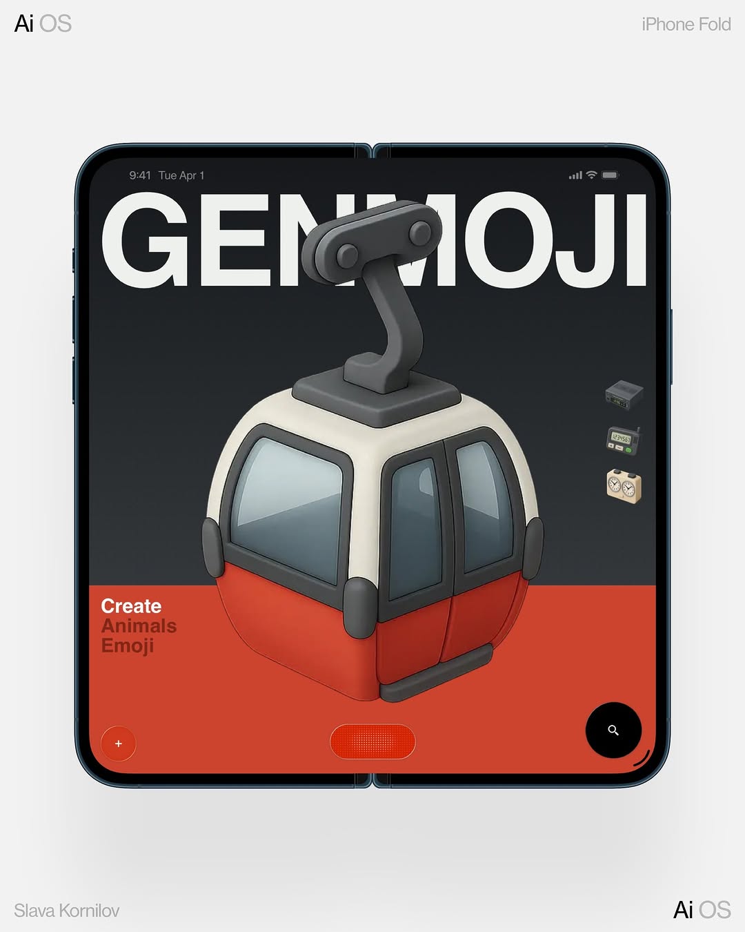 Genmoji for iPhone Fold (ultra) Image 1