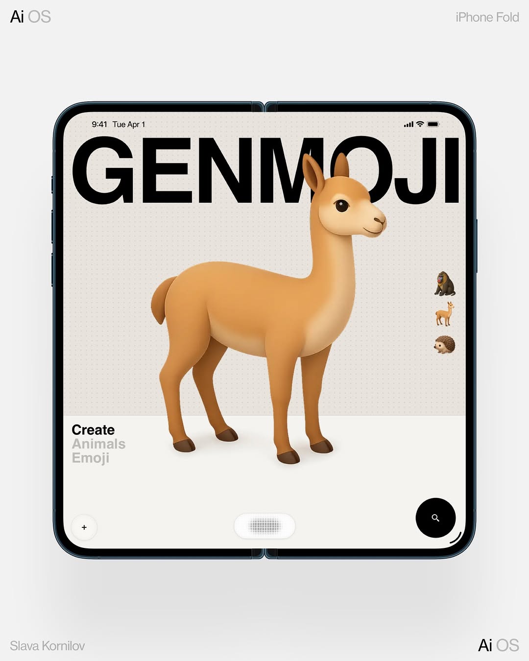 Genmoji for iPhone Fold (ultra) Image 3