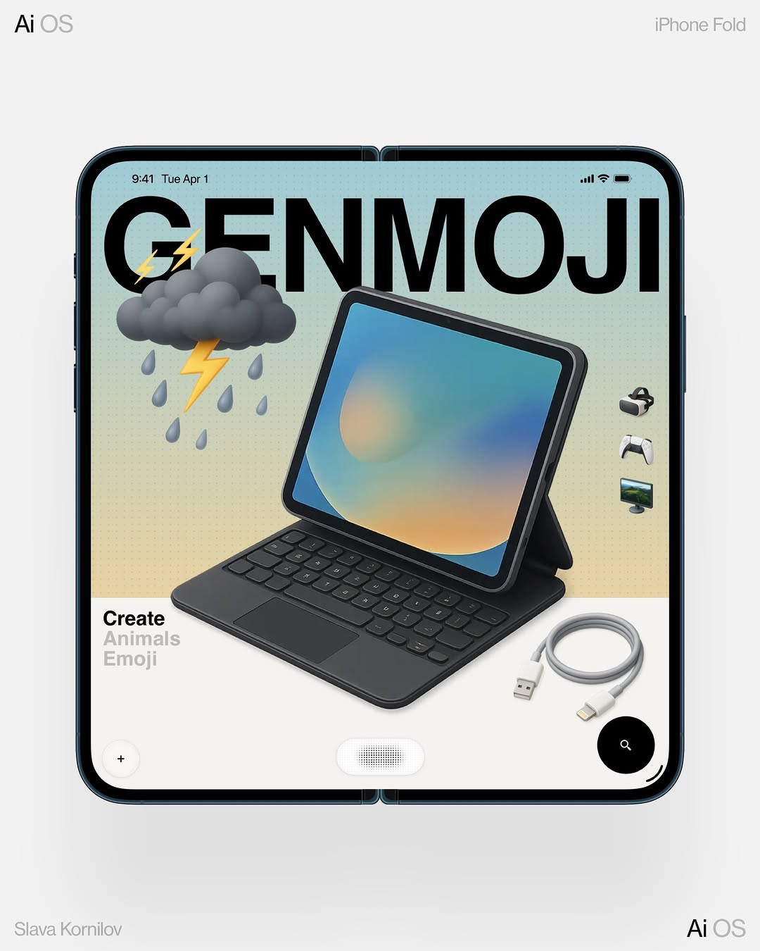 Genmoji for iPhone Fold (ultra) Image 8