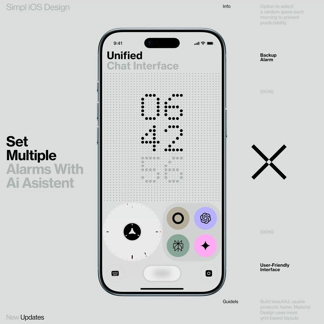AI Create Alarm Application 
Vibe Coding App Builder Image 3