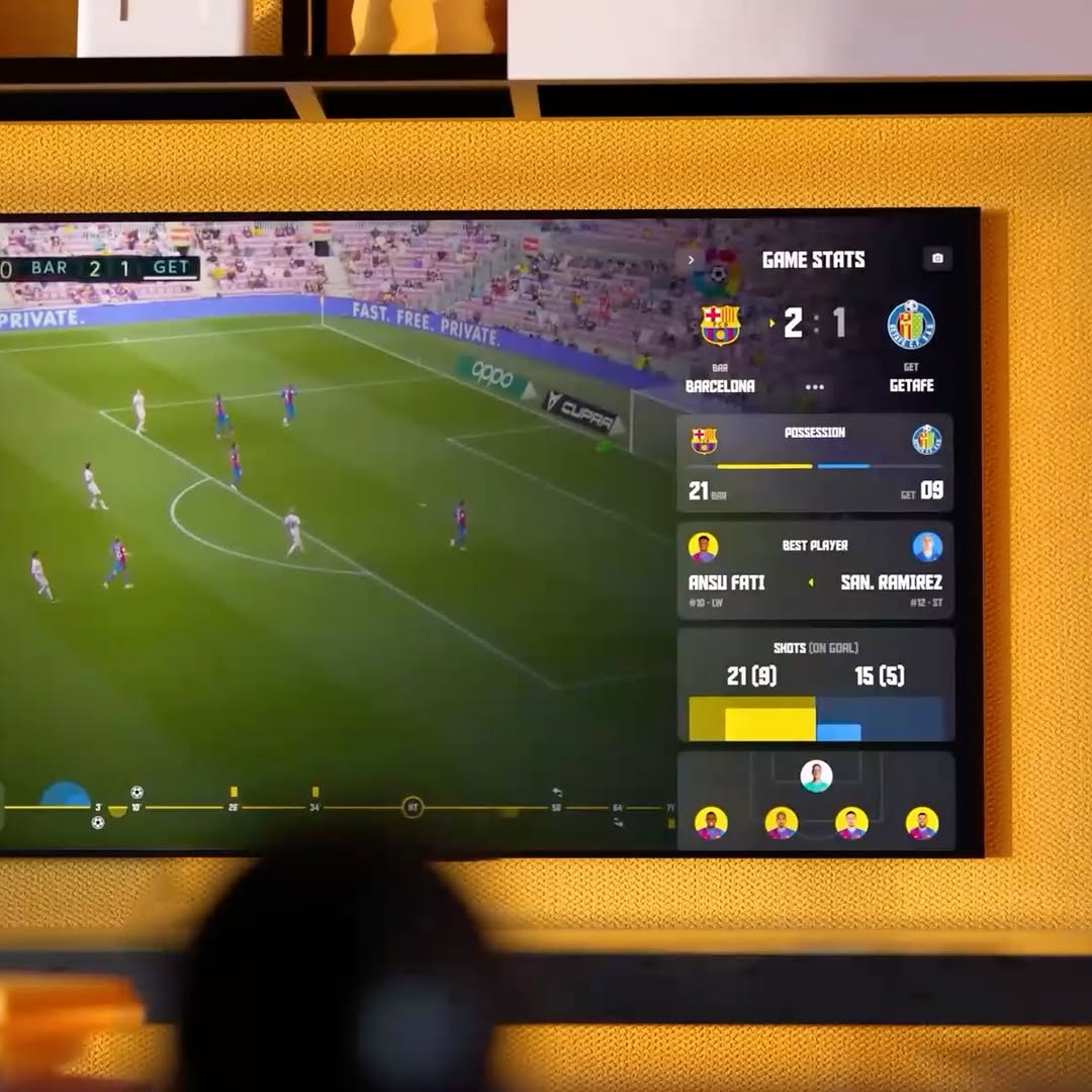 Watching football or sports with friends Image 1