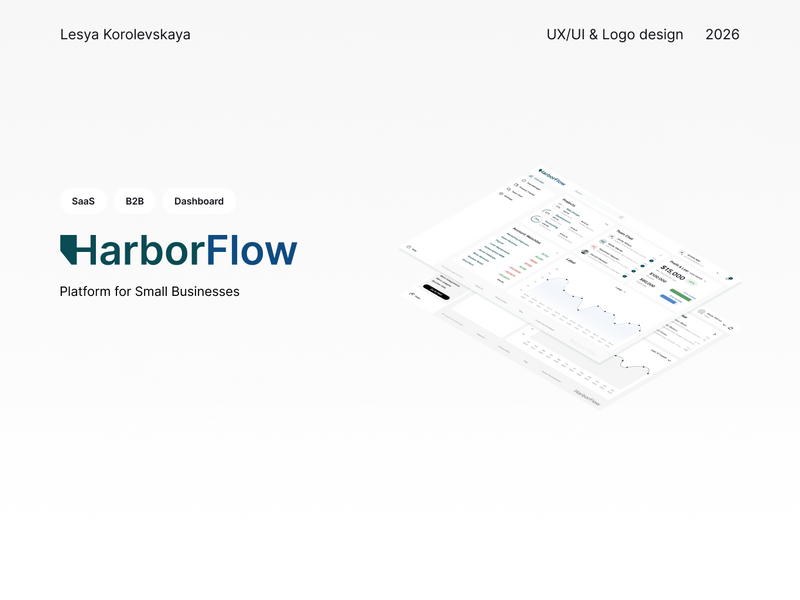 Dashboard | B2B SaaS | UX&UI + Logo design
