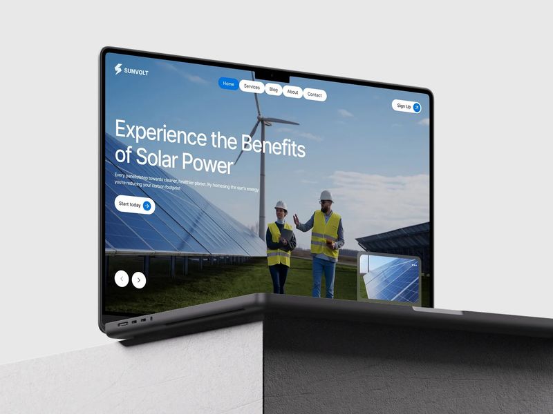 Solar website Design