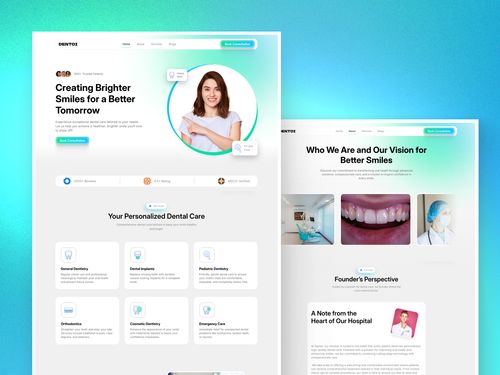 Dentoi: Free Business Website Template by Jitu Raut — Framer Marketplace