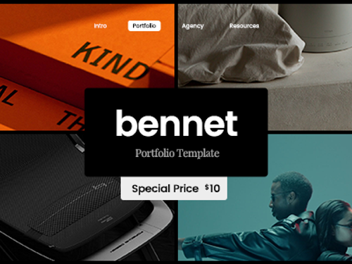 Bennet Website - A Creative Portfolio Template
