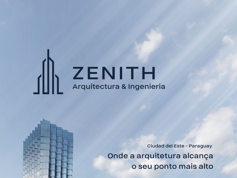 Criação de logomarca para a Zenith - Arquitectura & Ingenieria