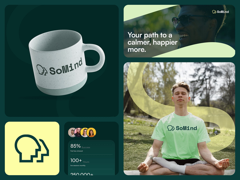 SoMind Branding — Calm, Clear & Mindfully Distinct by Arif Billah for Vislume - ​Design Agency