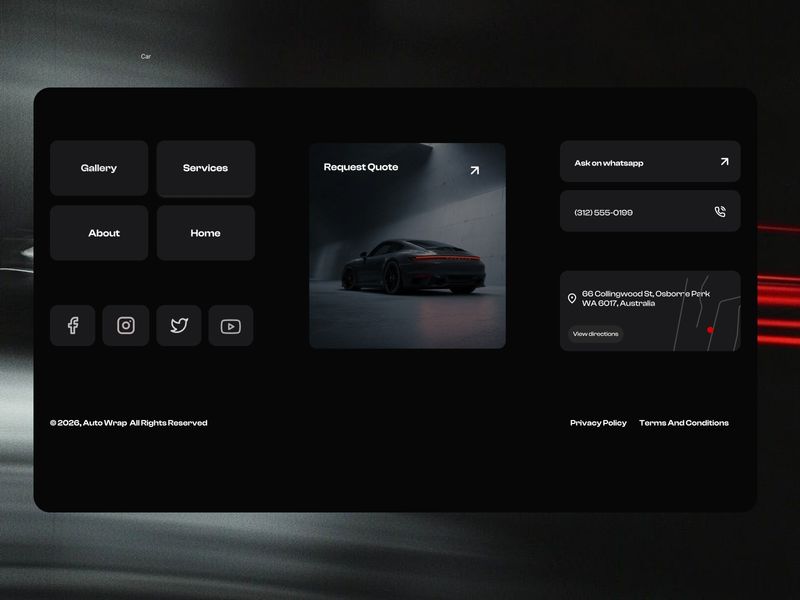 Free Car Service Website Template