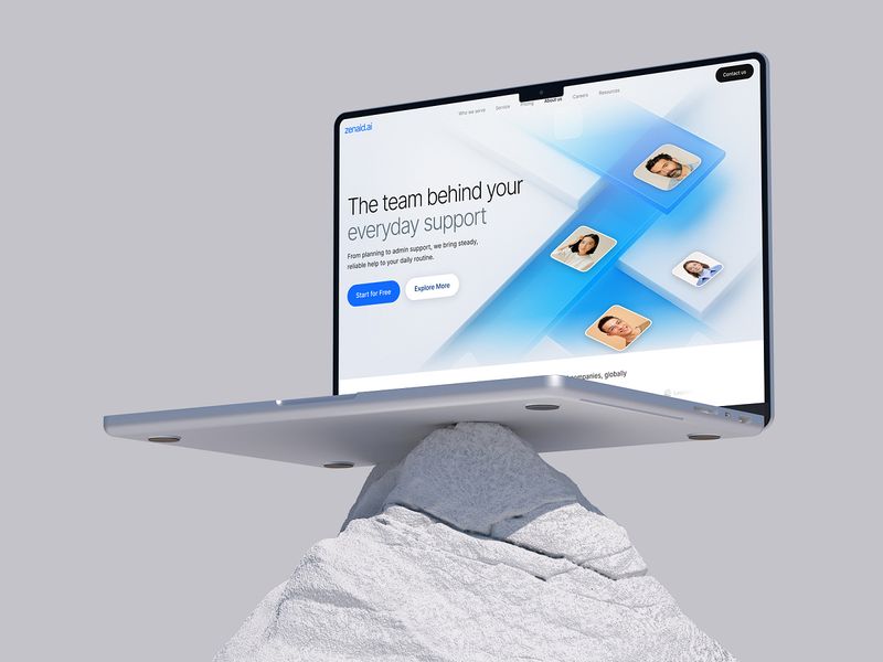 About Us Page - Virtual Assistant Website