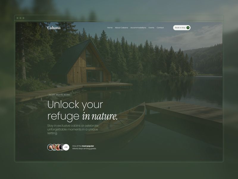 Cabana Mountain - Framer Template FREE