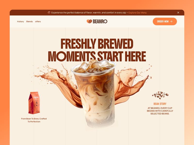 Beanro by Flowgen Studio - Agency design asset by framer