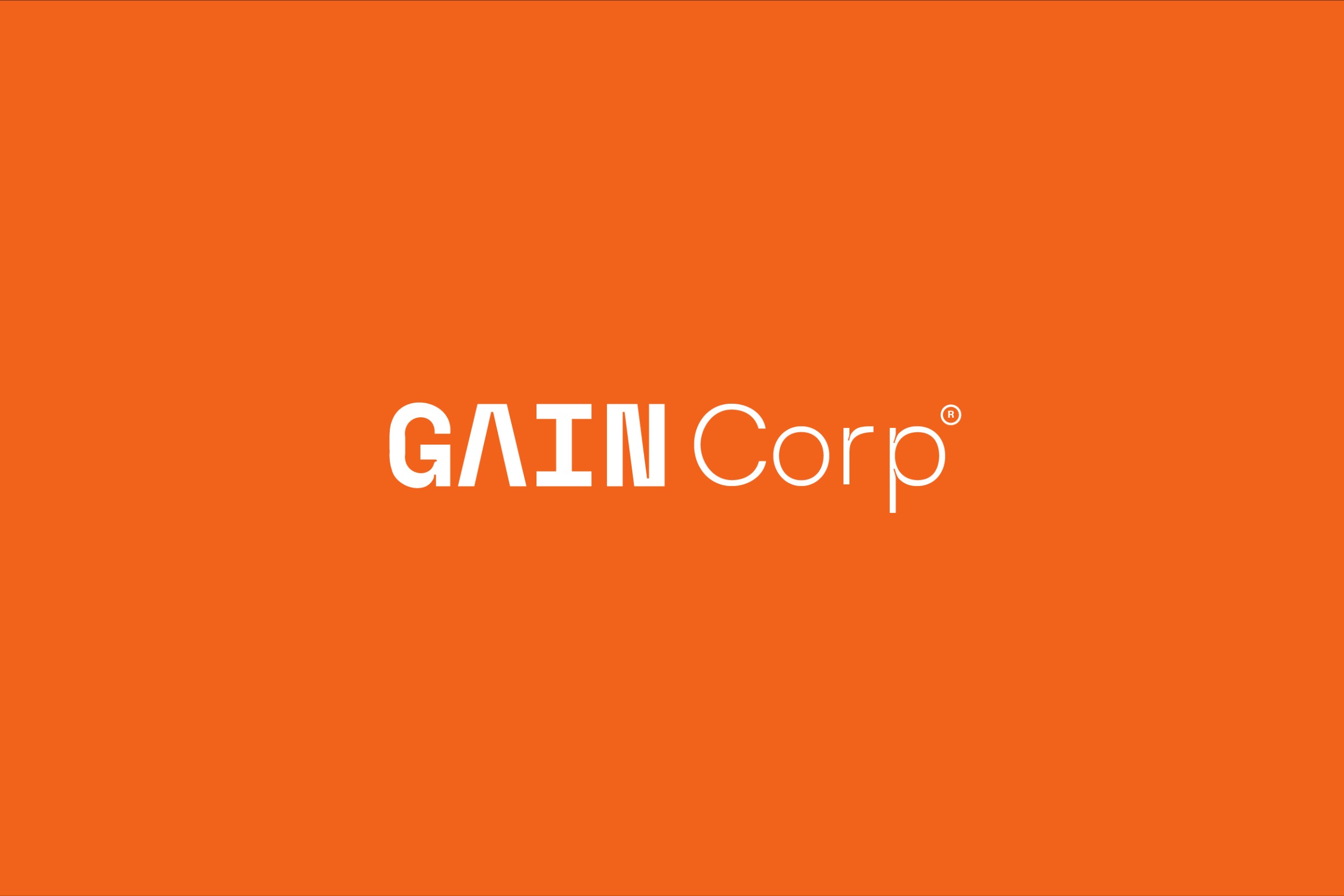 Visual Identity created for Gain Corp Image 0