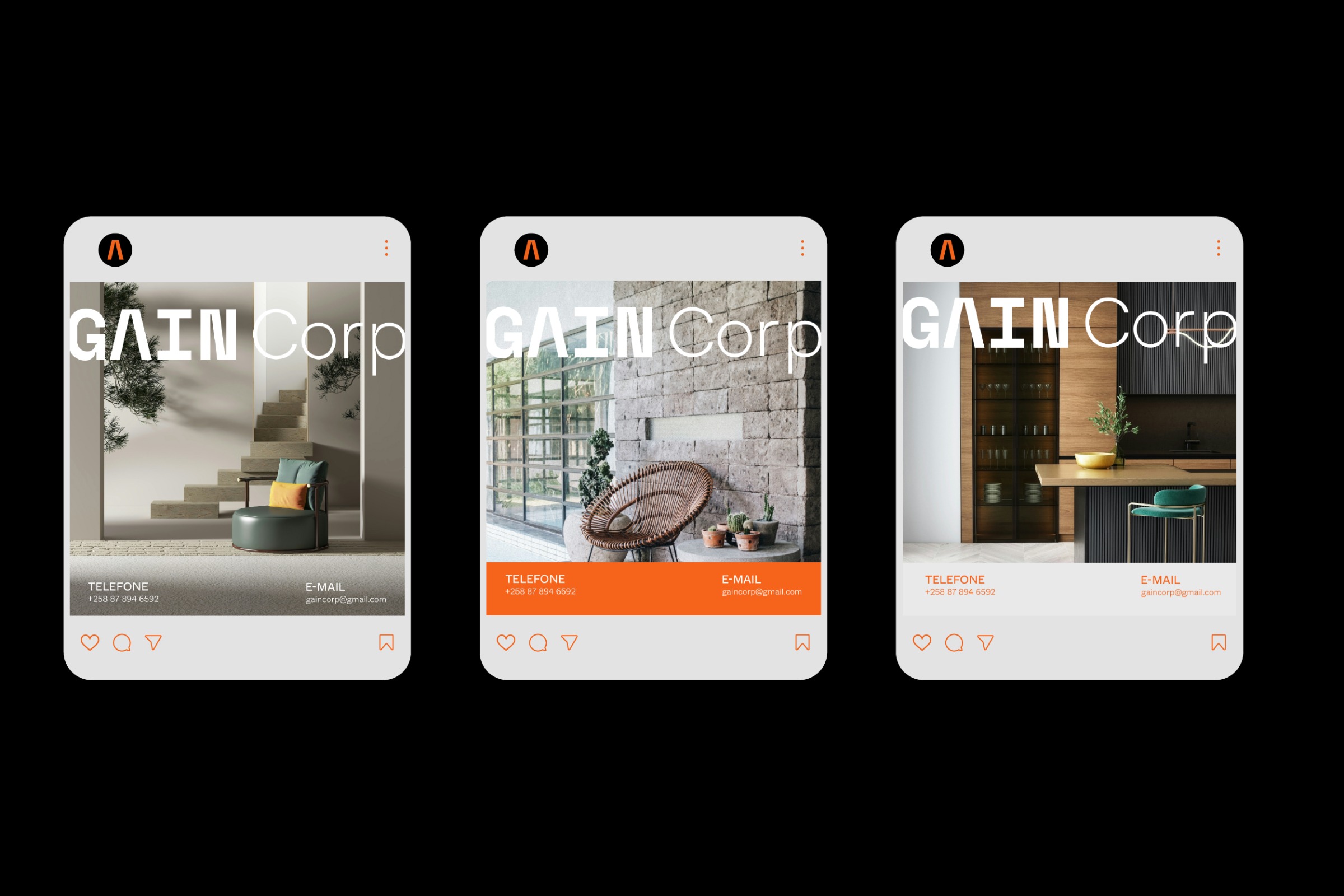 Visual Identity created for Gain Corp Image 15