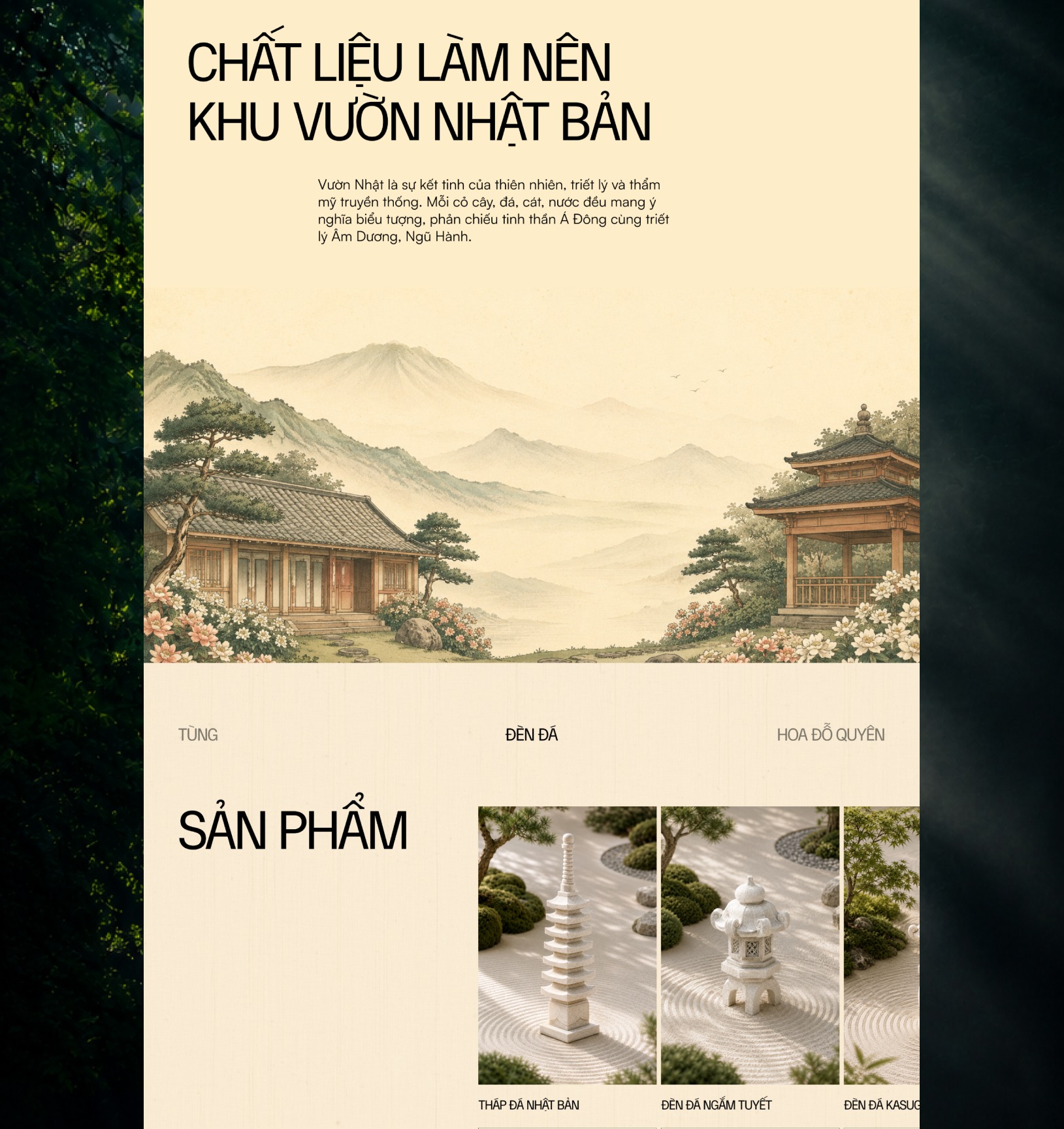 Japanese Garden Website Design Image 0