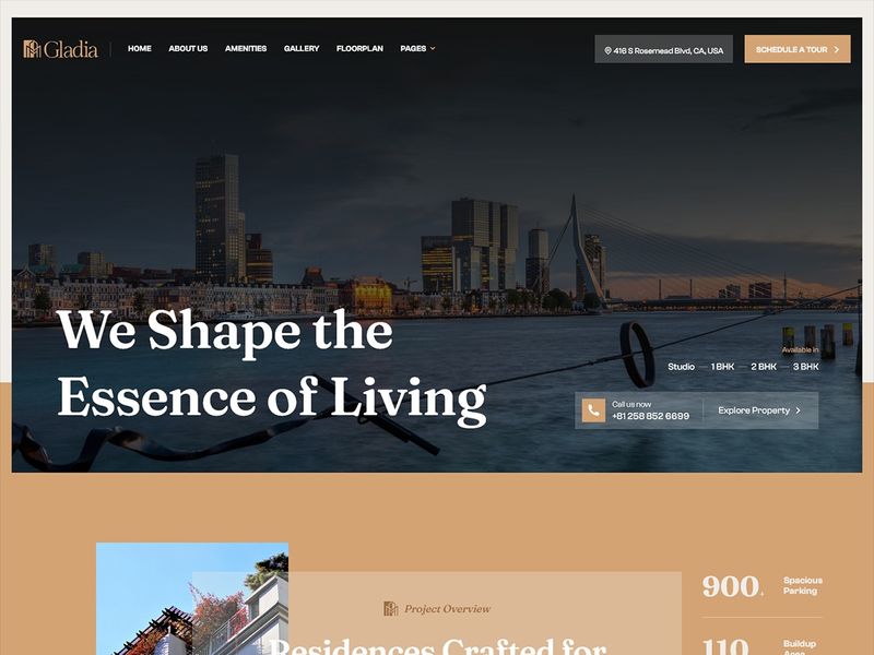 Luxury Real Estate HTML Template | Single Property Website Design
